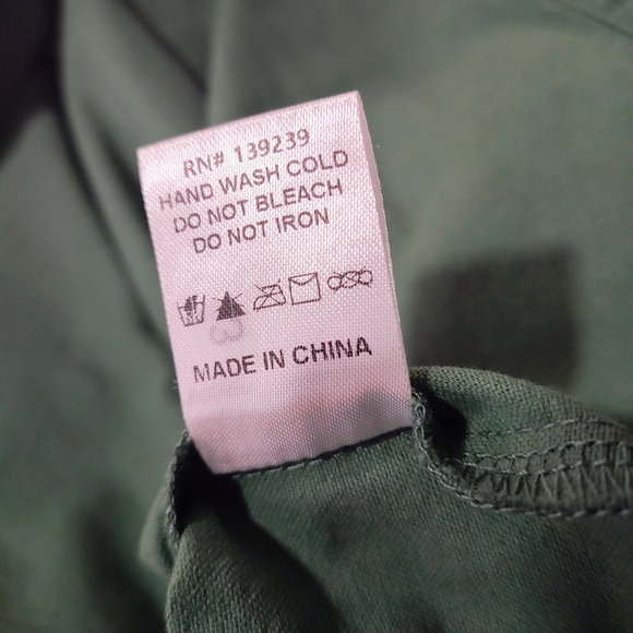 Pomander Place Tuckernuck Polly Dress Green Knee Length Boxy Minimalist Size S - Picture 10 of 11